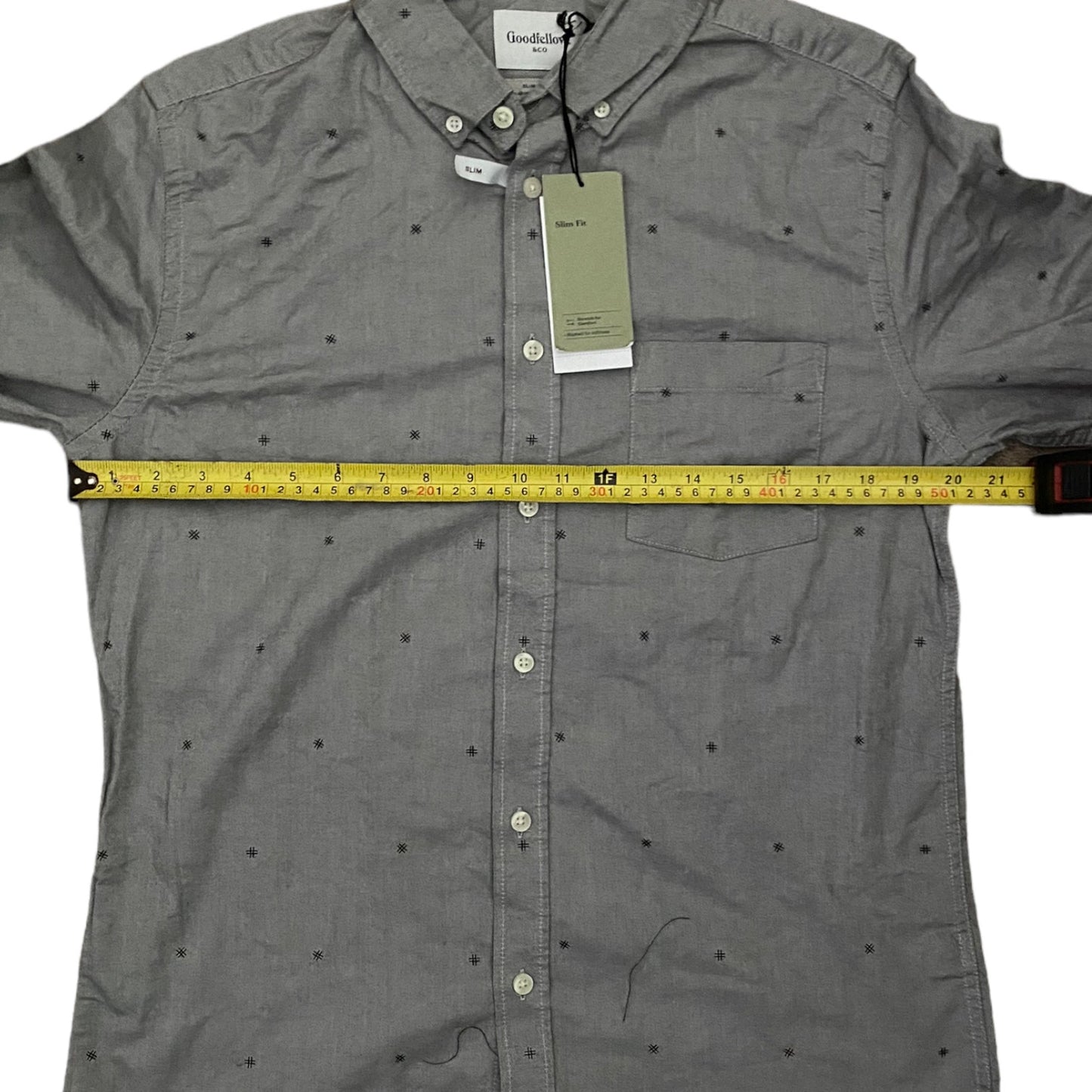 Goodfellow Button Down Cotton Long Sleeve Shirt Medium