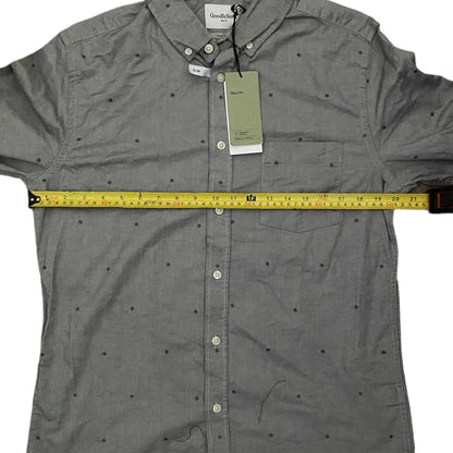 Goodfellow Button Down Cotton Long Sleeve Shirt Medium