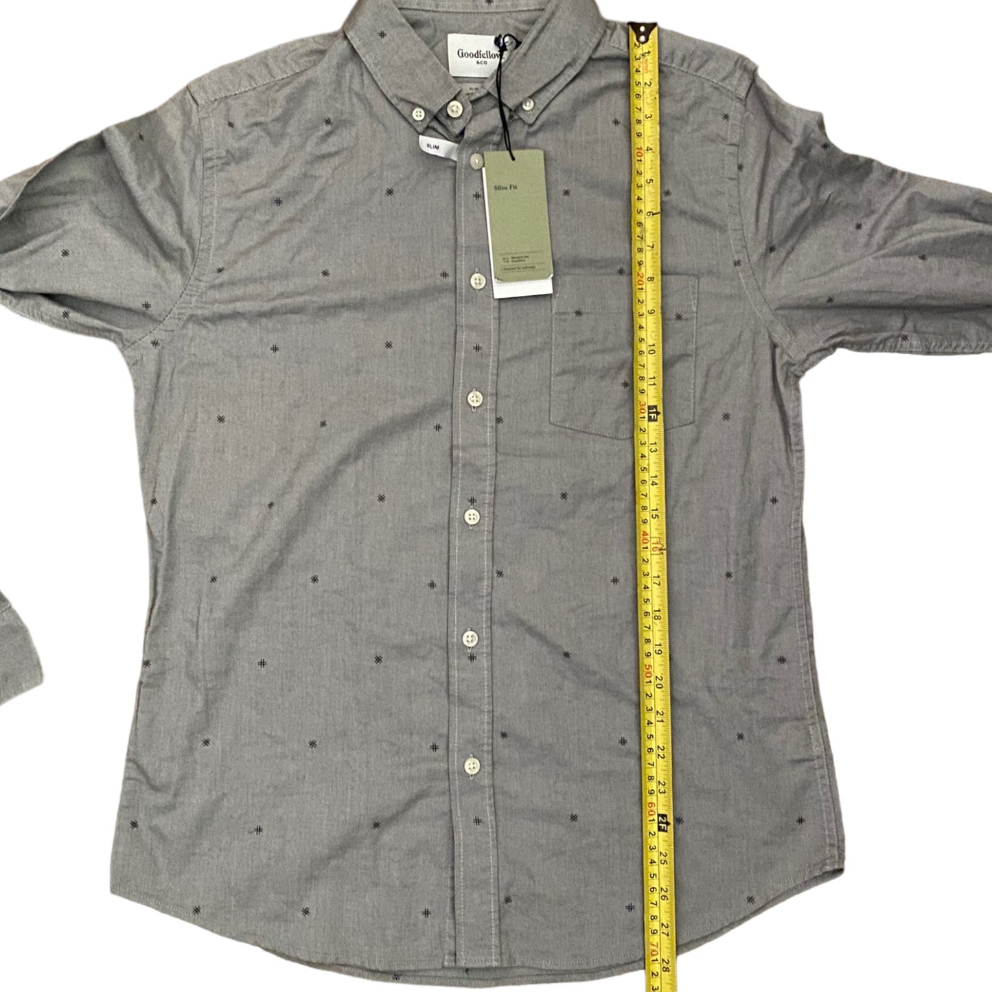 Goodfellow Button Down Cotton Long Sleeve Shirt Medium