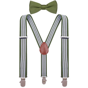 Green suspender set