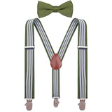 Green suspender set