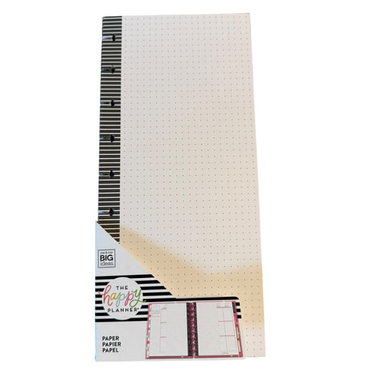 Packaging of The Happy Planner paper with a white background