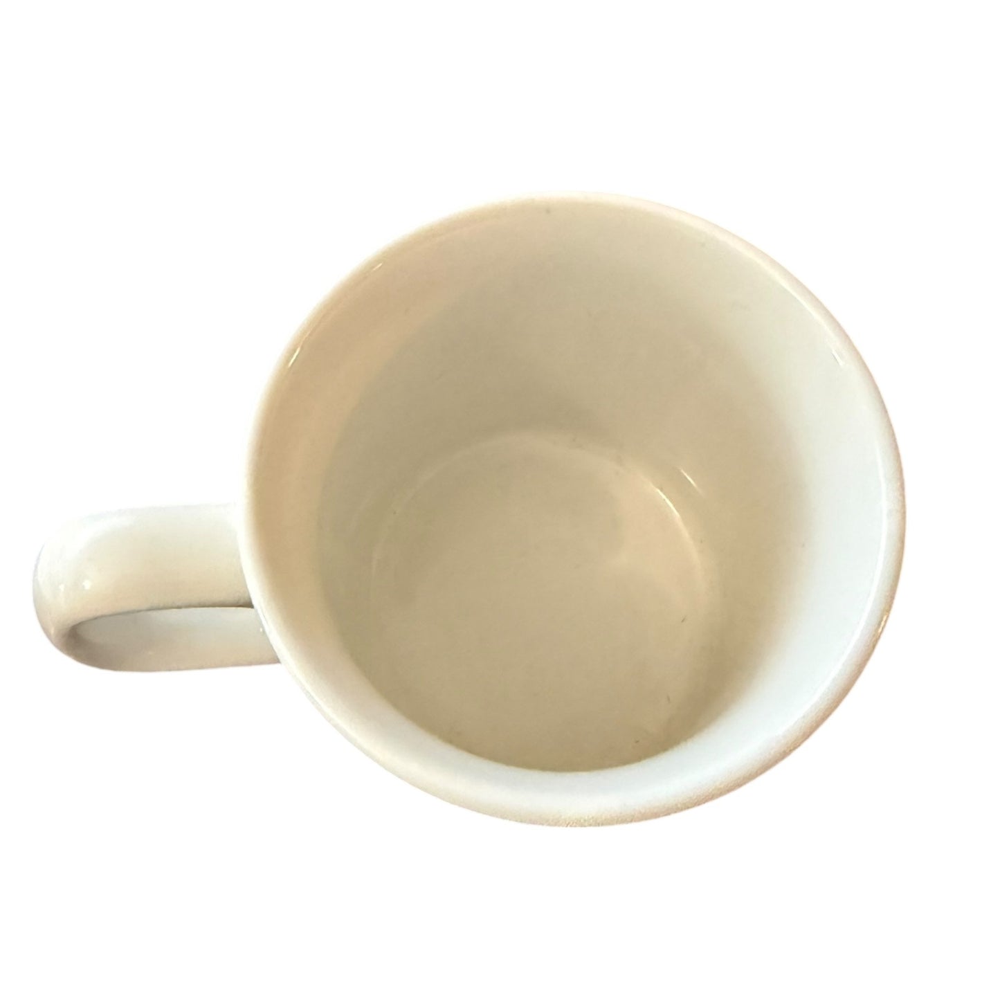 Ceramic mug on a white background