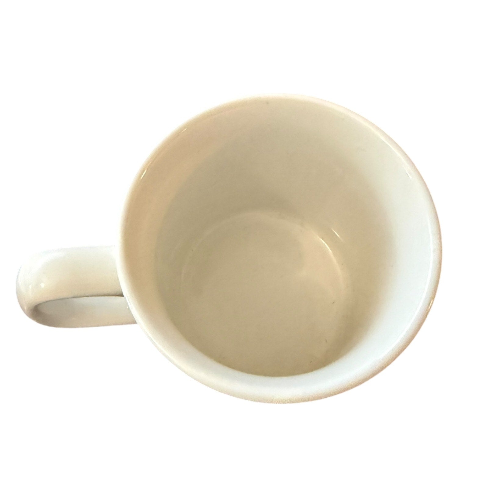 Ceramic mug on a white background