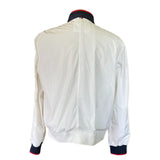 Back of white jacket