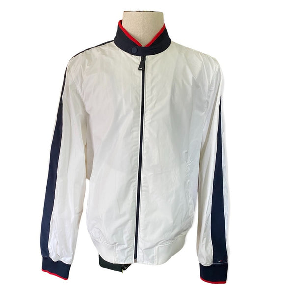 Front of white jacket