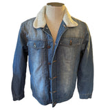 Front of denim jacket