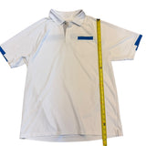Length of white polo shirt