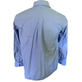 Back of blue shirt