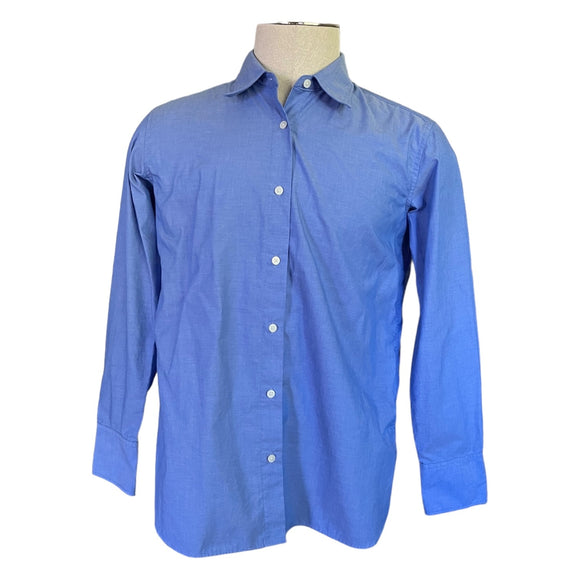 Front of blue shirt