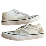 Side 1 of white Vans