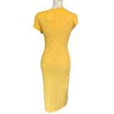 Back of yellow dress