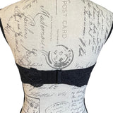 Back of black bra