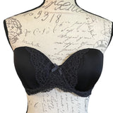 Front of black bra
