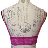 Back of pink bralette