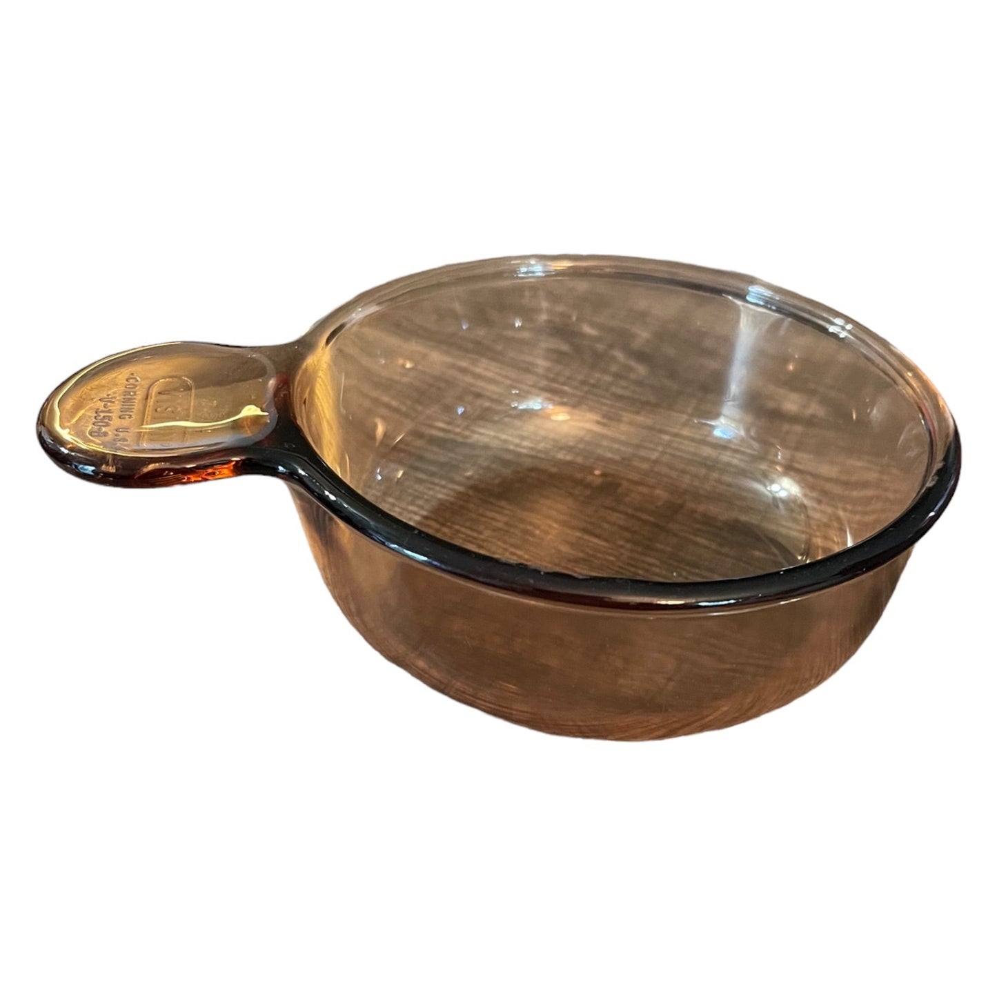 Vision glass bakeware on a white background
