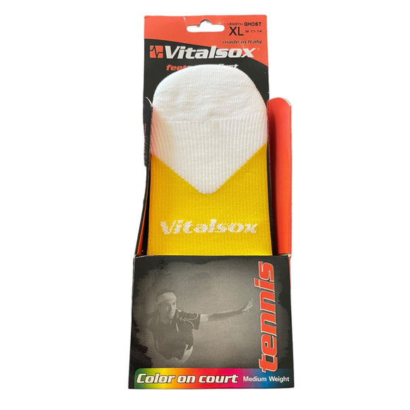 Front of socks in package