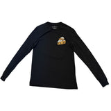 Black shirt laying flat