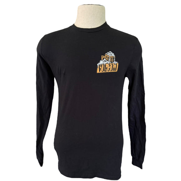Front of black shirt