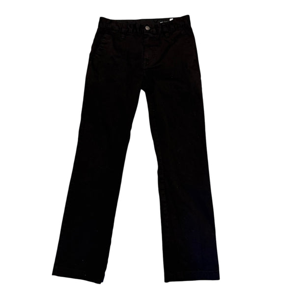 Front of black pants