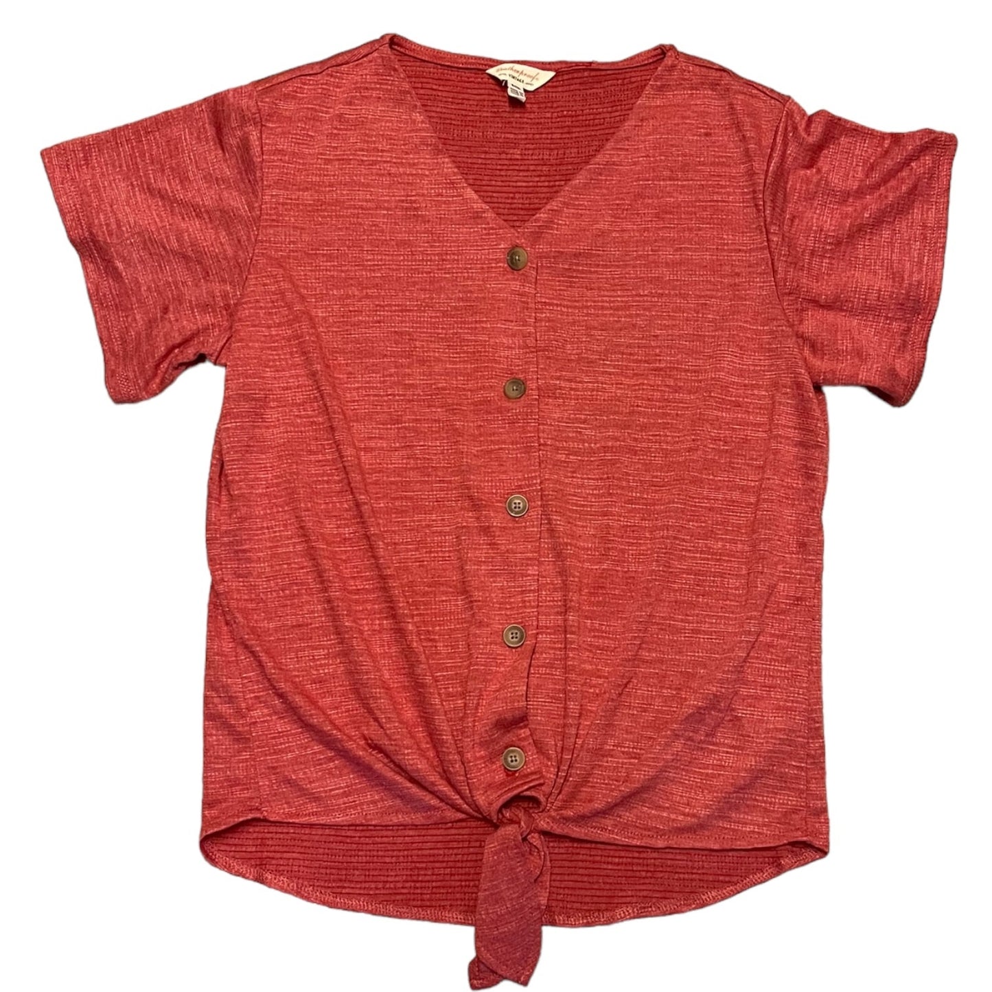 Shirt laying flat
