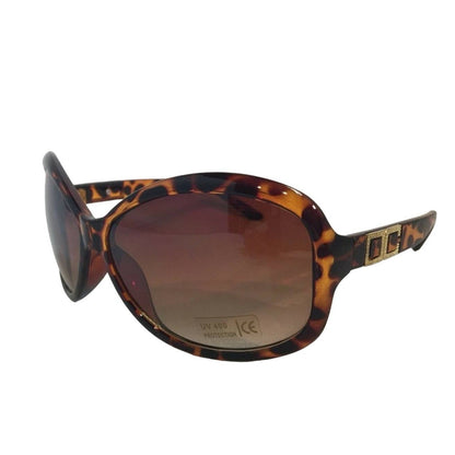 Wide Frame NEW Women's Tortoise Shell Sunglasses UVA UVB Protection