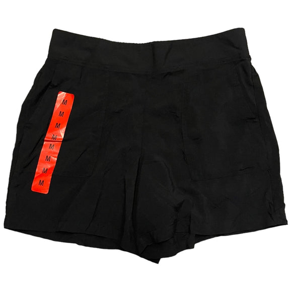 Front of black shorts