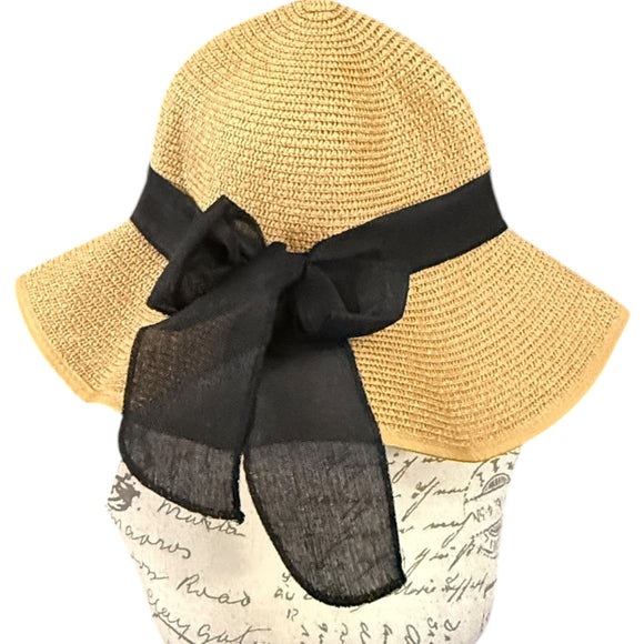 Bow on hat