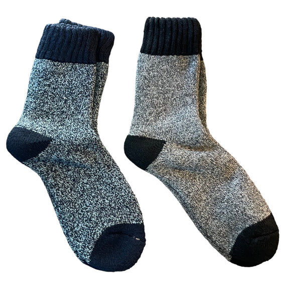 Set of 2 woll blended socks