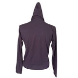 back of purple hoodie 