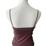 Back of mauve shirt