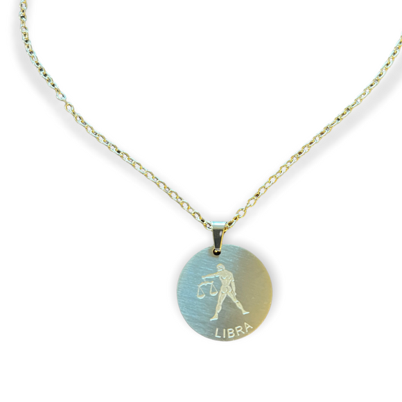 Close up of necklace