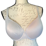 Back of gray bra